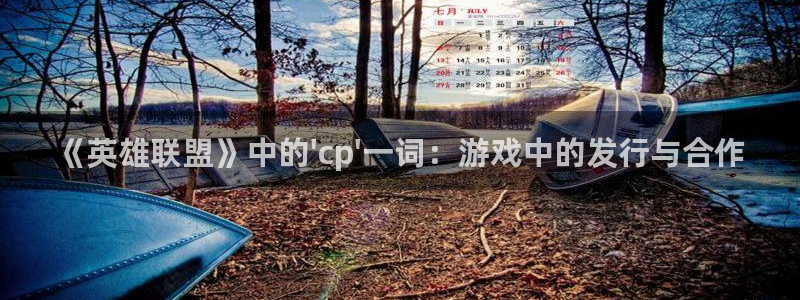 bbin视讯集团是什么企业：《英雄联盟》中的\'cp\'一词：游戏中的发行与合作